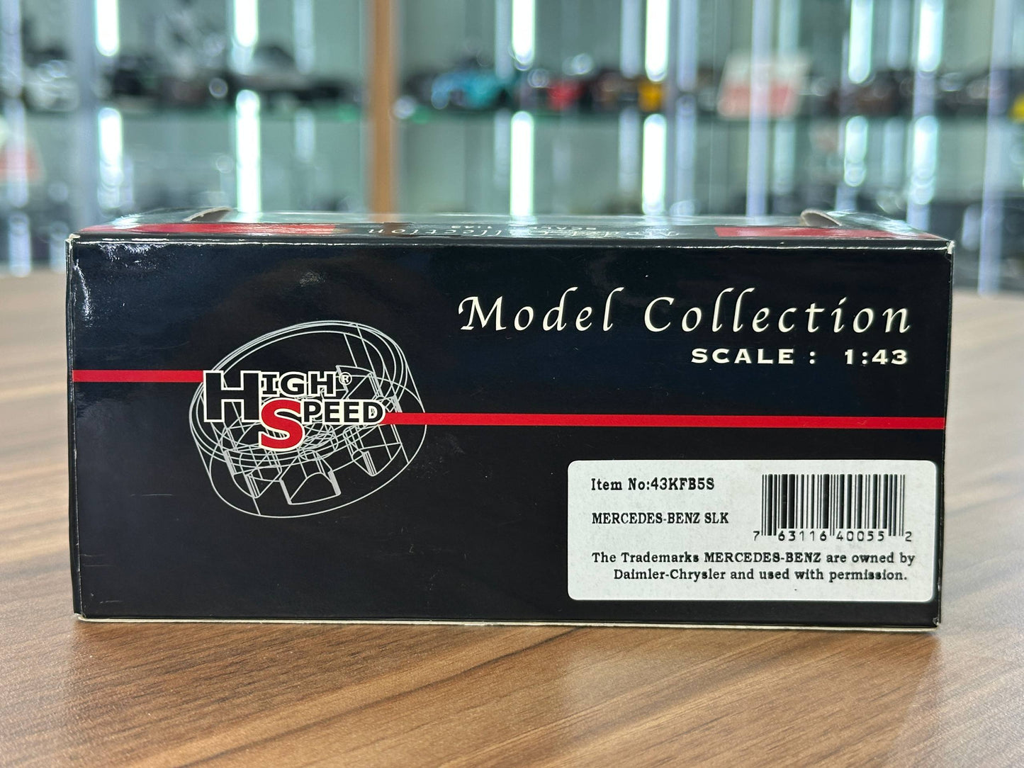 1/43 Diecast Mercedes Benz SLK Blue  (High Speed Model Collection)