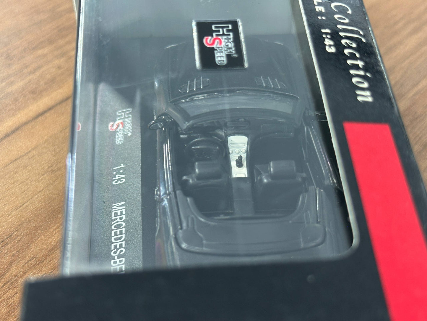 1/43 Diecast Mercedes Benz 500 SL Grey Metallic  (High Speed Model Collection)