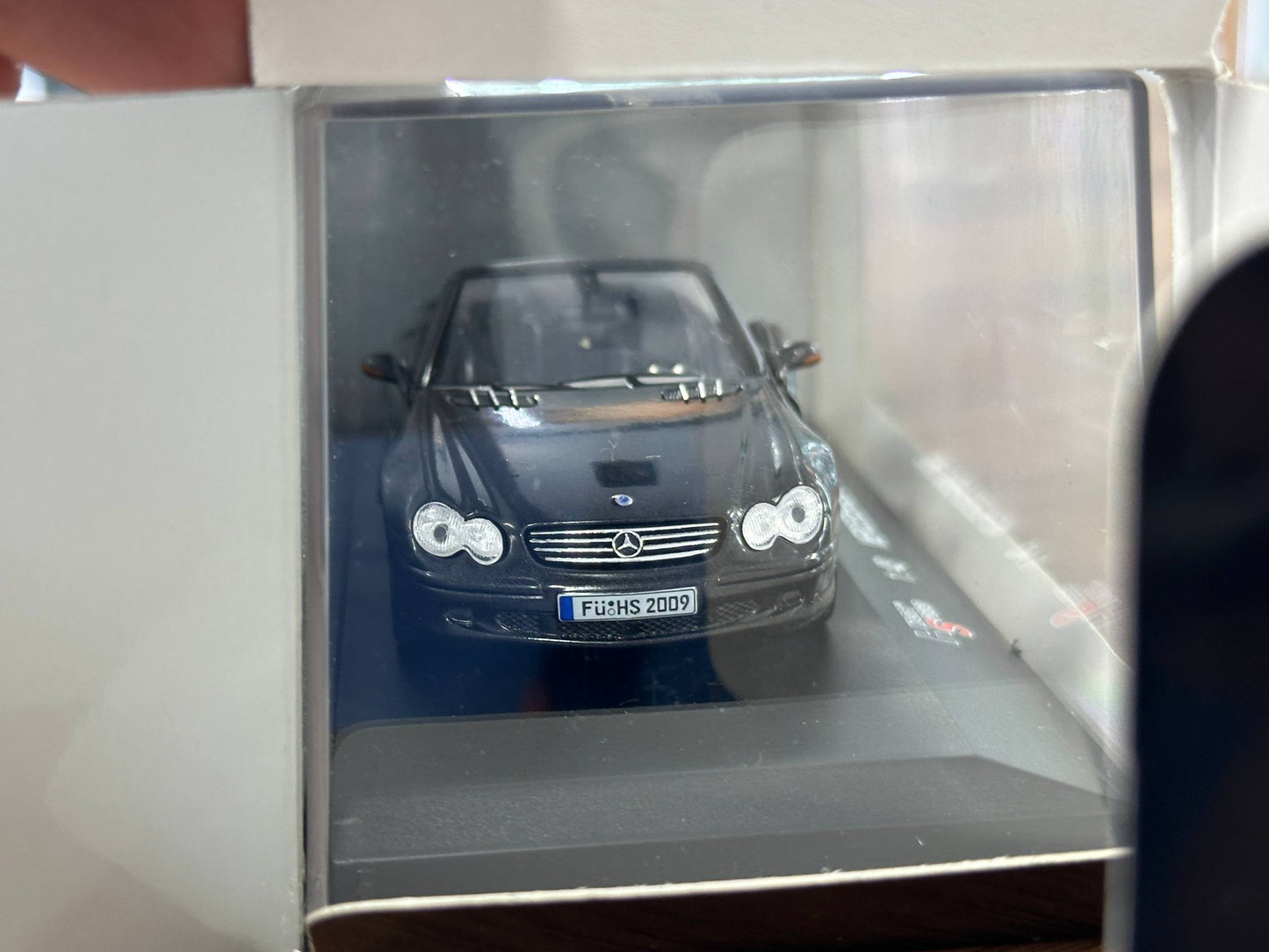1/43 Diecast Mercedes Benz 500 SL Grey Metallic  (High Speed Model Collection)