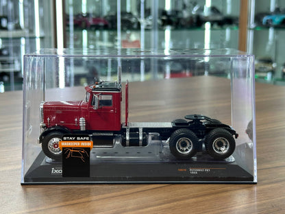 1/43 Diecast Peterbilt 281 1955 Truck Red & Black (ixo Model)
