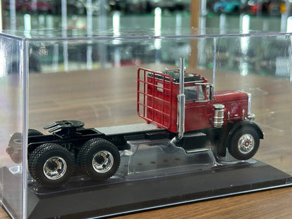 1/43 Diecast Peterbilt 281 1955 Truck Red & Black (ixo Model)