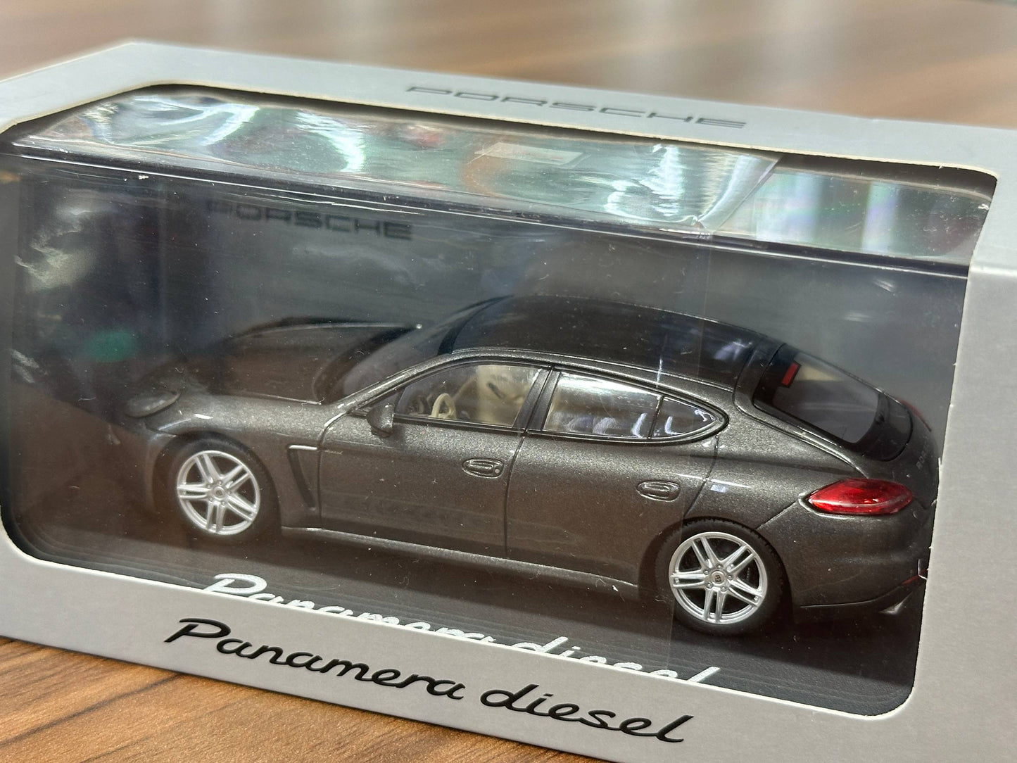 1/43 Diecast Porsche Panamera Diesel Grey Metallic (Porsche Collection)
