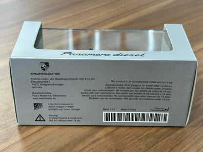 1/43 Diecast Porsche Panamera Diesel Grey Metallic (Porsche Collection)