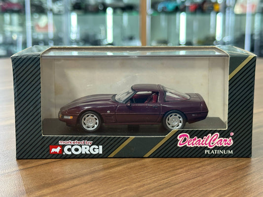 1/43 Diecast Chevrolet Corvette ZR1 Coupe Maroon (Detail Cars Platinum)