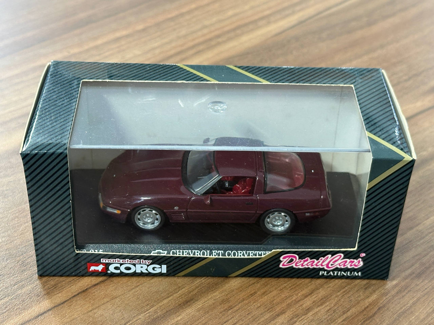 1/43 Diecast Chevrolet Corvette ZR1 Coupe Maroon (Detail Cars Platinum)