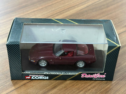 1/43 Diecast Chevrolet Corvette ZR1 Coupe Maroon (Detail Cars Platinum)