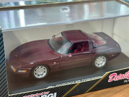 1/43 Diecast Chevrolet Corvette ZR1 Coupe Maroon (Detail Cars Platinum)