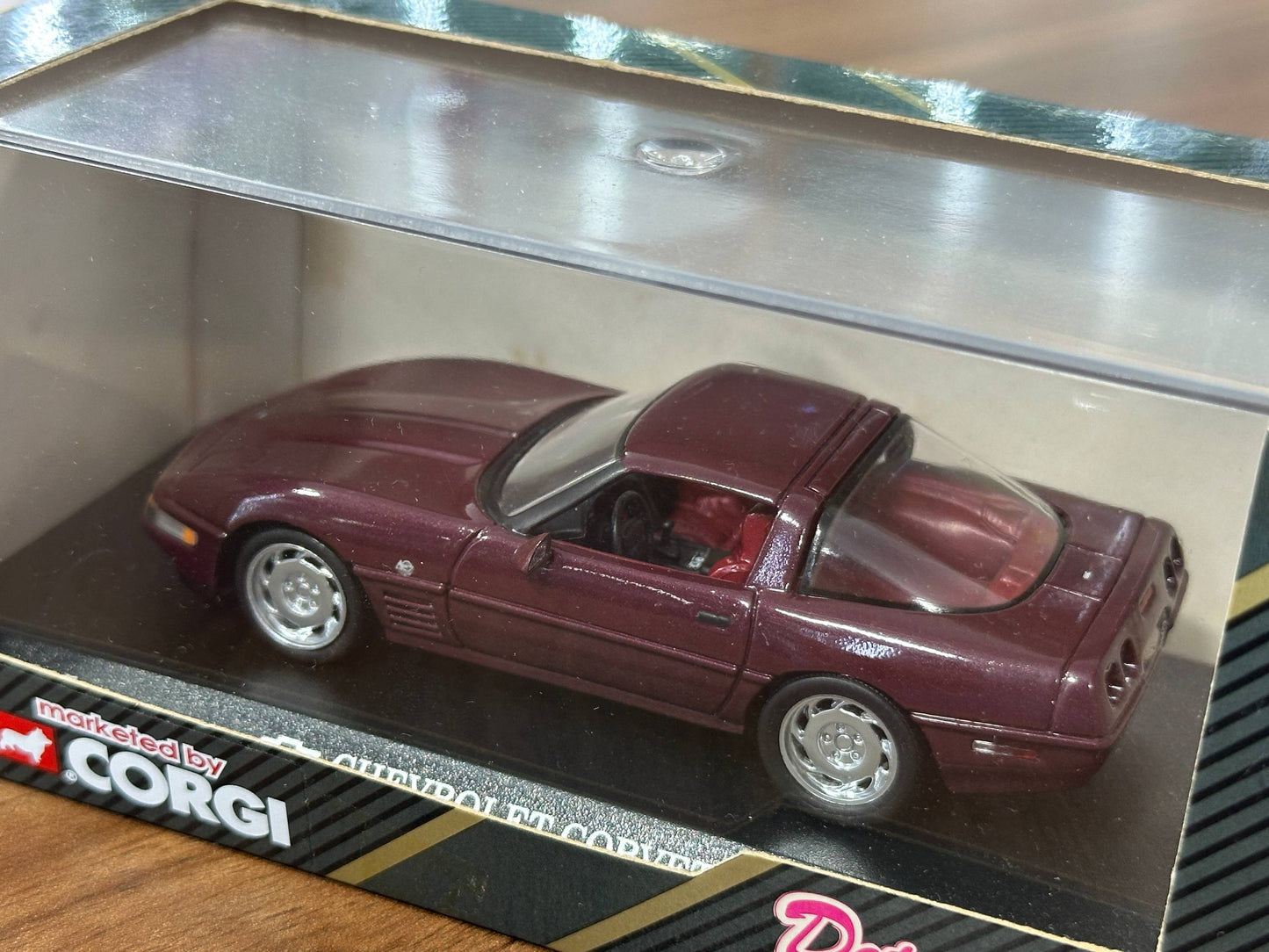 1/43 Diecast Chevrolet Corvette ZR1 Coupe Maroon (Detail Cars Platinum)