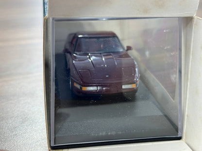 1/43 Diecast Chevrolet Corvette ZR1 Coupe Maroon (Detail Cars Platinum)