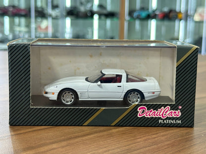 1/43 Diecast Chevrolet Corvette ZR1 Coupe White (Detail Cars Platinum)