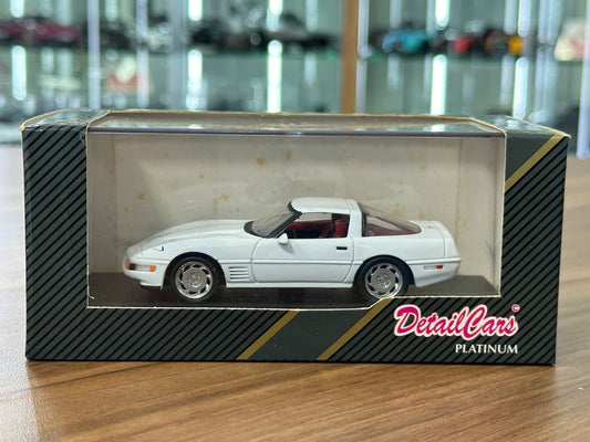 1/43 Diecast Chevrolet Corvette ZR1 Coupe White (Detail Cars Platinum)