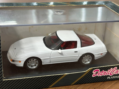 1/43 Diecast Chevrolet Corvette ZR1 Coupe White (Detail Cars Platinum)