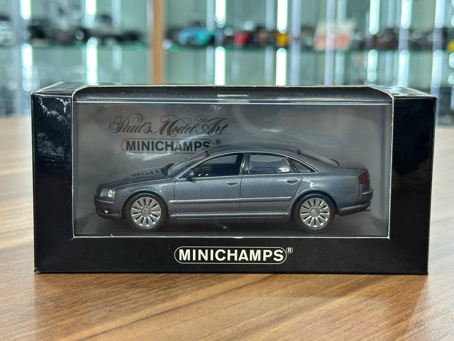1/43 Diecast Audi A8 2002 Grey Metallic (Minichamps)