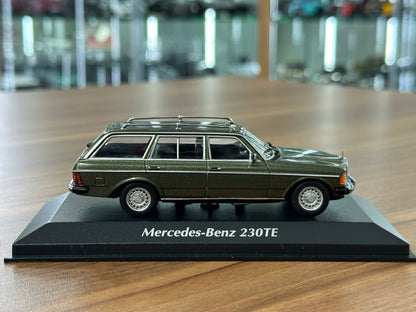 1/43 Diecast Mercedes-Benz 230 TE 1982 Green Metallic (Maxichamps)