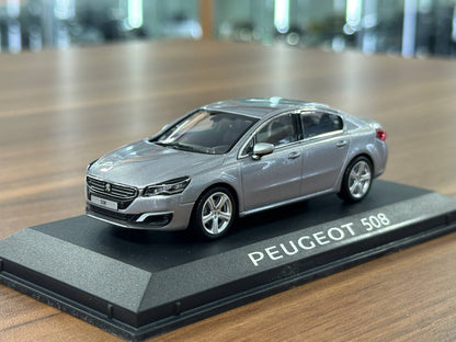 1/43 Diecast Peugeot 508 Mi - vie 2014 Silver (Norev)