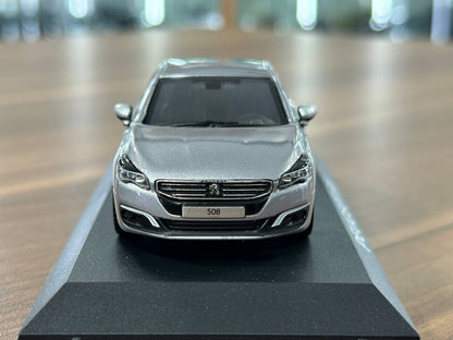 1/43 Diecast Peugeot 508 Mi - vie 2014 Silver (Norev)