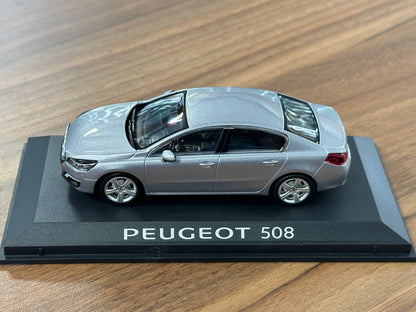 1/43 Diecast Peugeot 508 Mi - vie 2014 Silver (Norev)