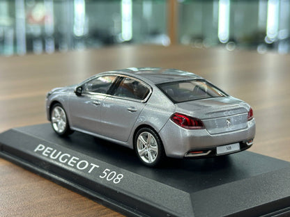 1/43 Diecast Peugeot 508 Mi - vie 2014 Silver (Norev)