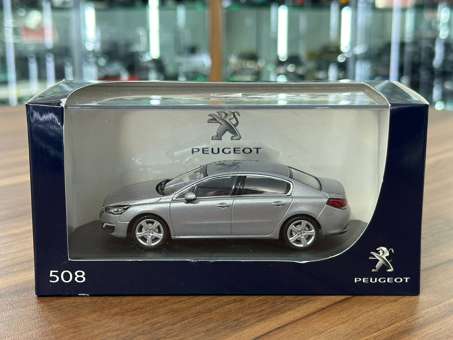 1/43 Diecast Peugeot 508 Mi - vie 2014 Silver (Norev)