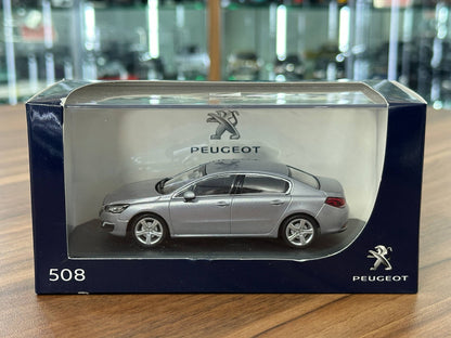 1/43 Diecast Peugeot 508 Mi - vie 2014 Silver (Norev)