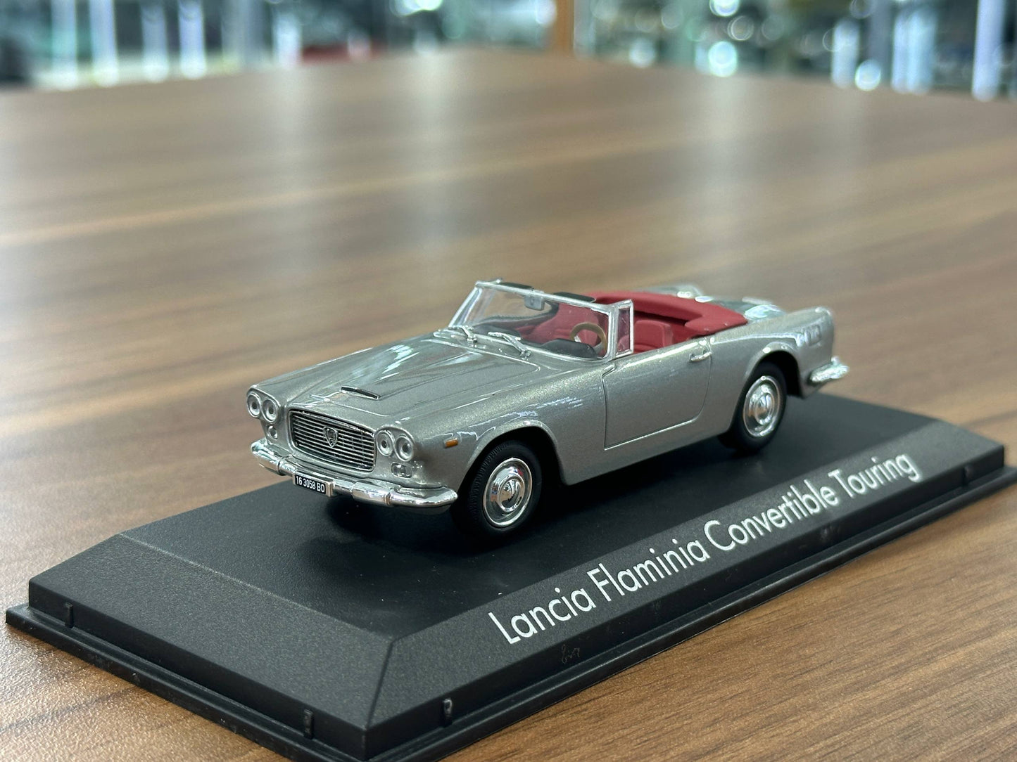 1/43 Diecast Lancia Flaminia Convertible Touring Silver (Norev)