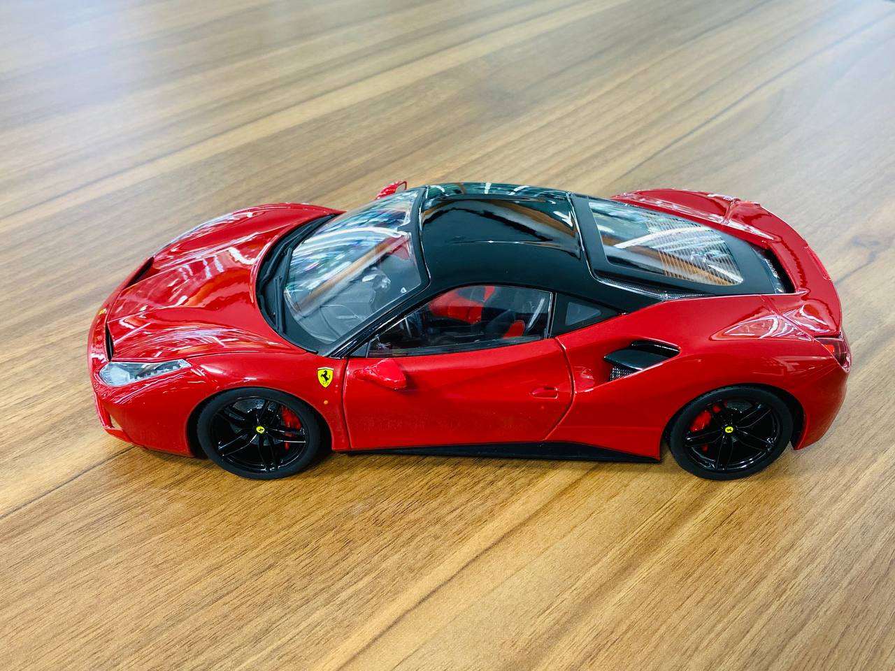 1/18 Diecast Ferrari 488 GTB Red "Signature Series" Bburago Scale Model Car