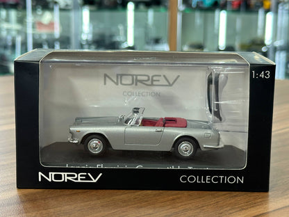 1/43 Diecast Lancia Flaminia Convertible Touring Silver (Norev)