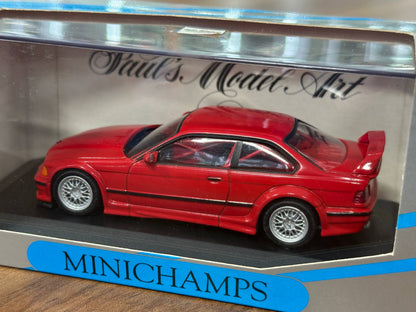 1/43 Diecast BMW M3 GTR 1993 Street in Red (Minichamps)
