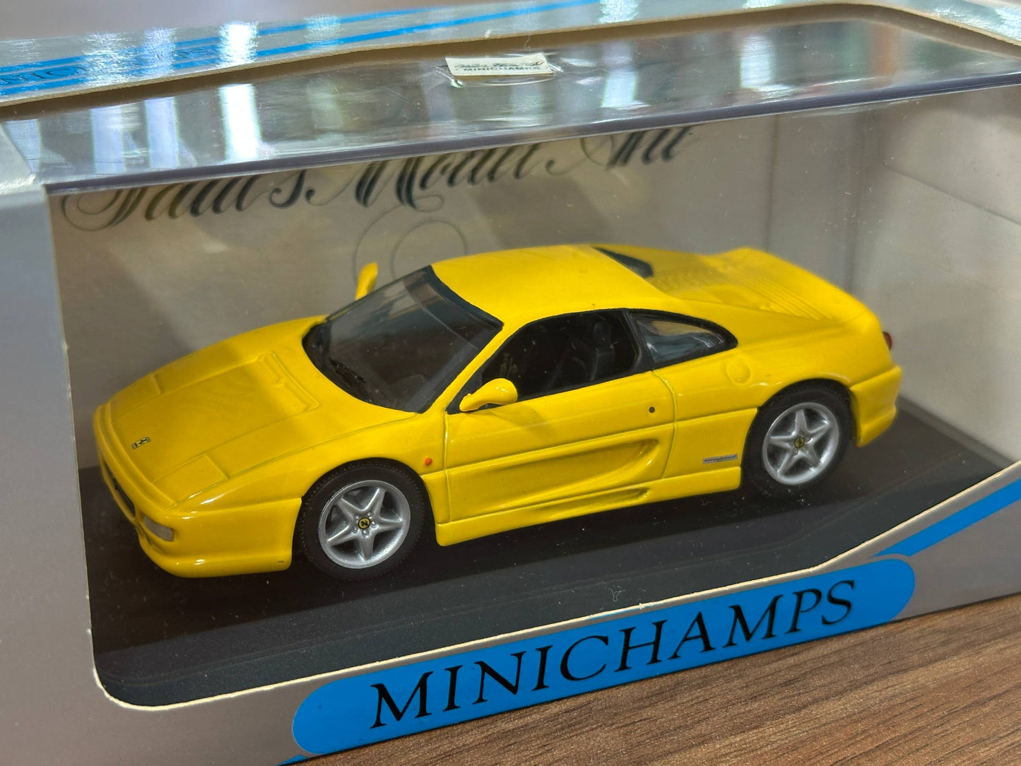 1/43 Diecast Ferrari F 355 1994 in Yellow (Minichamps)