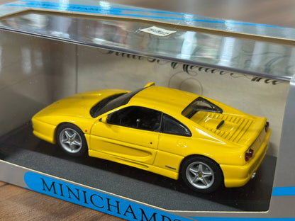 1/43 Diecast Ferrari F 355 1994 in Yellow (Minichamps)