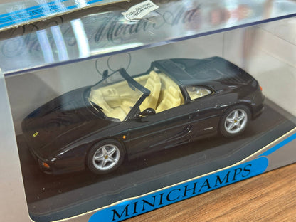 1/43 Diecast Ferrari F 355 Targa 1994 in Black (Minichamps)