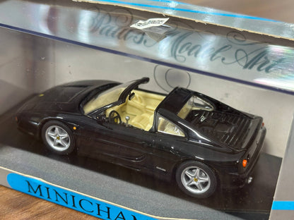 1/43 Diecast Ferrari F 355 Targa 1994 in Black (Minichamps)