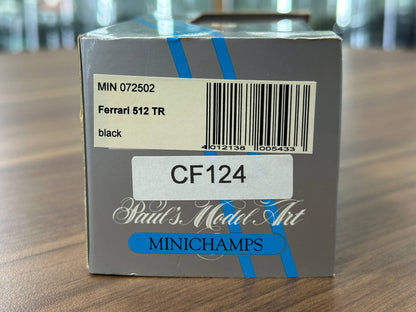 1/43 Diecast Ferrari 512 TR in Black (Minichamps)