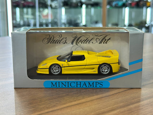 1/43 Diecast Ferrari F50 1995 in Yellow (Minichamps)
