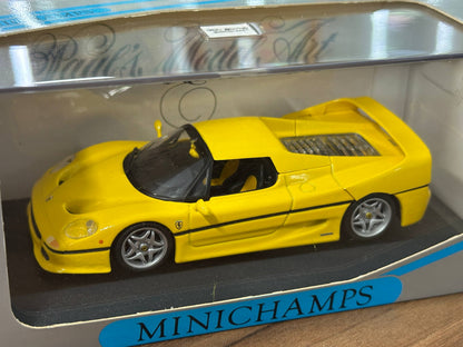 1/43 Diecast Ferrari F50 1995 in Yellow (Minichamps)