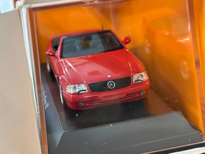 1/43 Diecast Mercedes Benz SL 1999 in Red (Maxichamps)