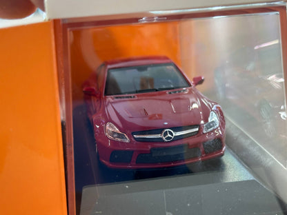 1/43 Diecast Mercedes Benz SL65 AMG Black Series (R230) 2009 in Red (Maxichamps)