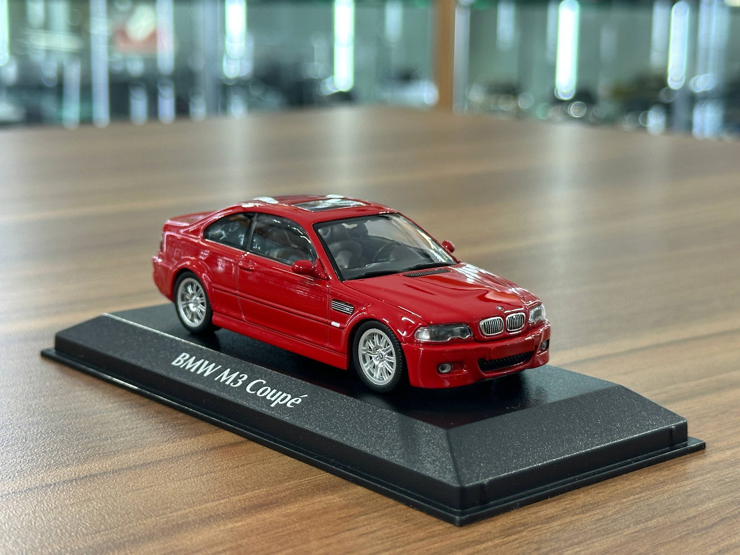 1/43 Diecast BMW M3 Coupe (E46) 2001 in Red (Maxichamps)