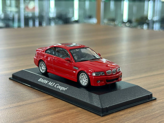 1/43 Diecast BMW M3 Coupe (E46) 2001 in Red (Maxichamps)