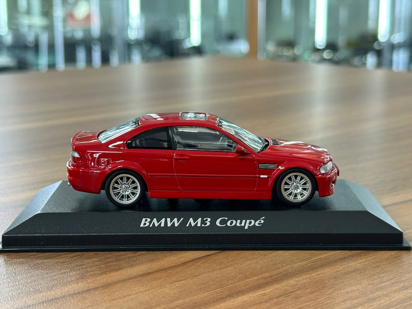 1/43 Diecast BMW M3 Coupe (E46) 2001 in Red (Maxichamps)
