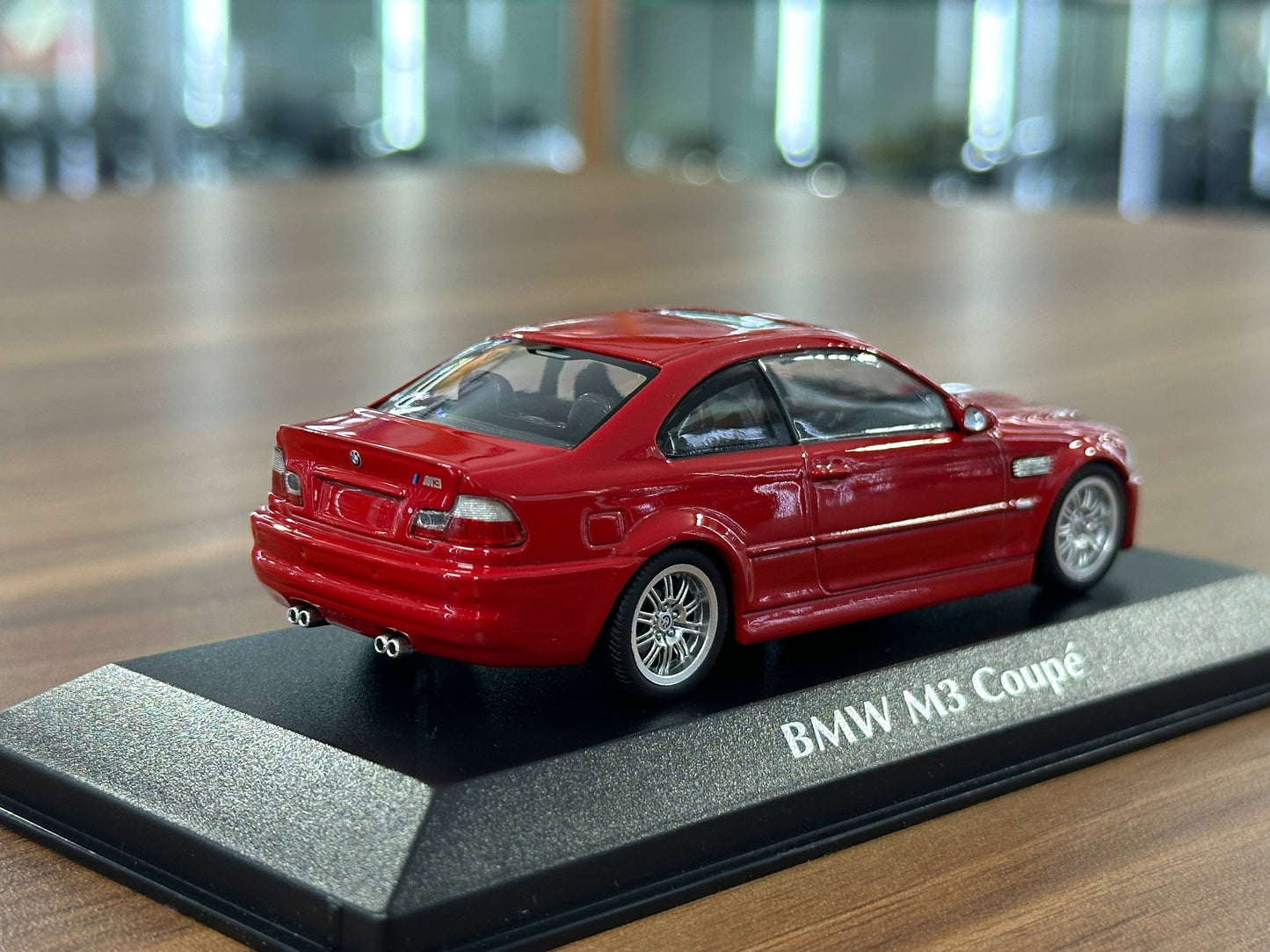 1/43 Diecast BMW M3 Coupe (E46) 2001 in Red (Maxichamps)