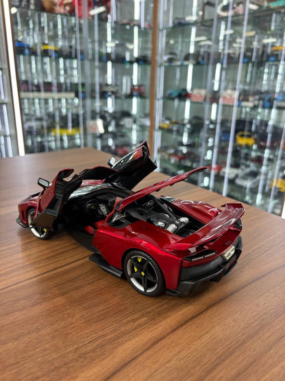 Bburago Signature Models Ferrari F80 – Red – 1:18 Diecast Model (Full Opening)