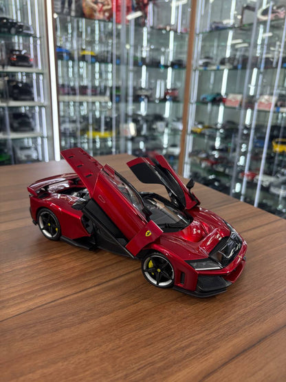 Bburago Signature Models Ferrari F80 – Red – 1:18 Diecast Model (Full Opening)