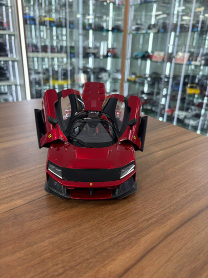 Bburago Signature Models Ferrari F80 – Red – 1:18 Diecast Model (Full Opening)