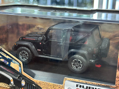 1/43 Diecast Model Greenlight Jeep Rubicon 10th Anniversary – Black