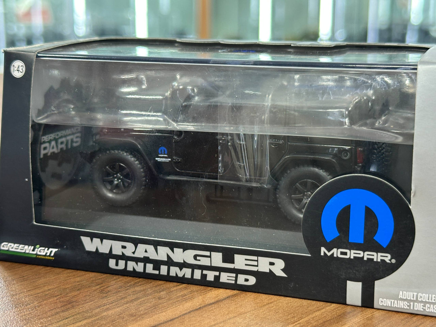 1/43 Diecast Model LCD Models Jeep Wrangler Unlimited (2014) – Black