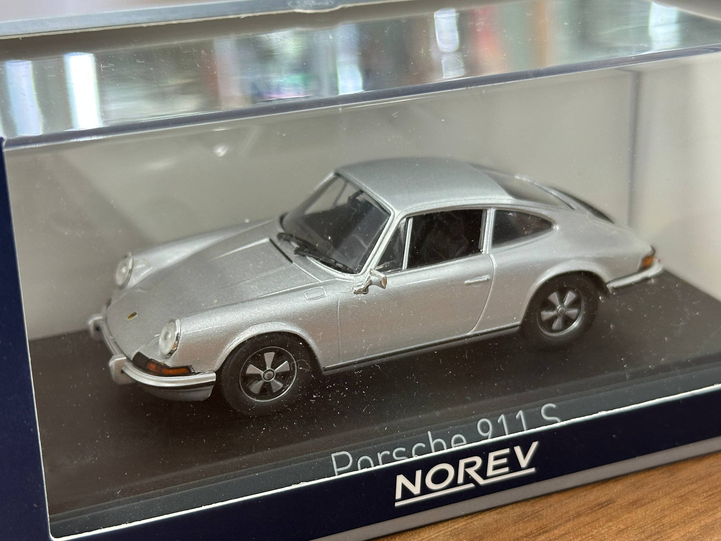 1/43 Diecast Model Norev Porsche 911 S (1973) – Silver