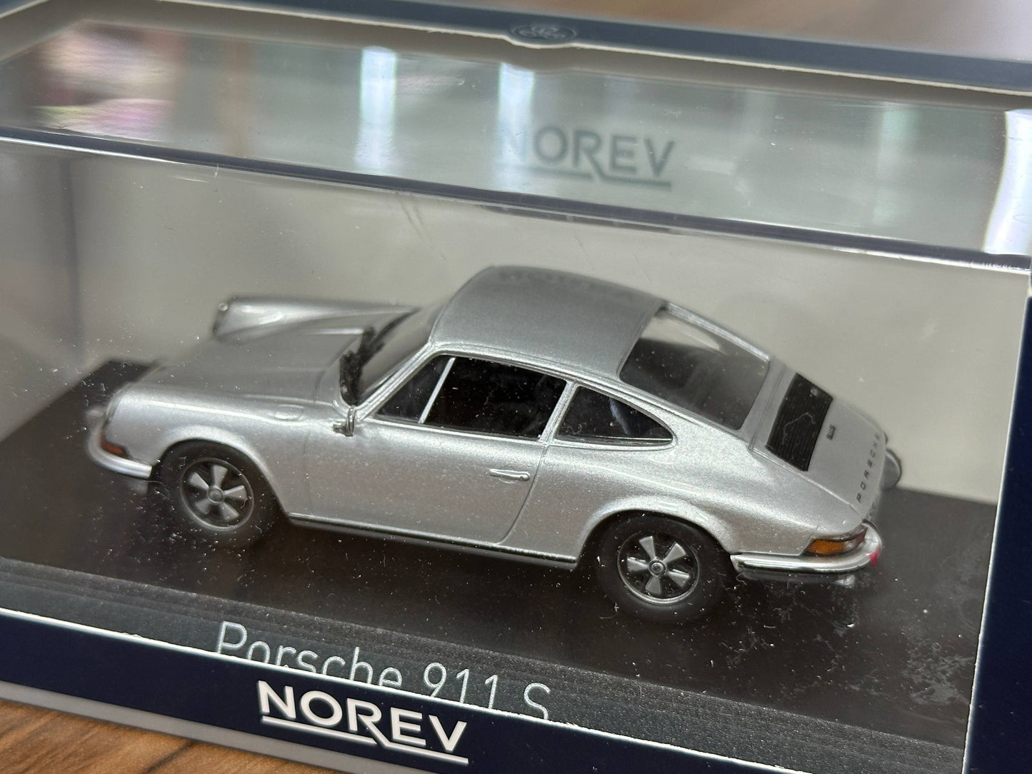 1/43 Diecast Model Norev Porsche 911 S (1973) – Silver