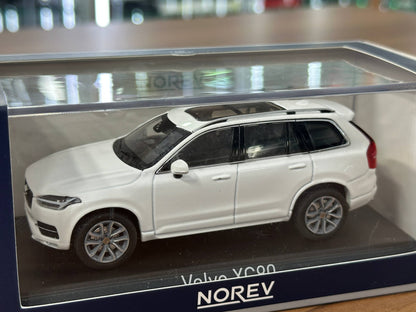 1/43 Diecast Model Norev Volvo XC90 (2015) – Cristal White Metallic