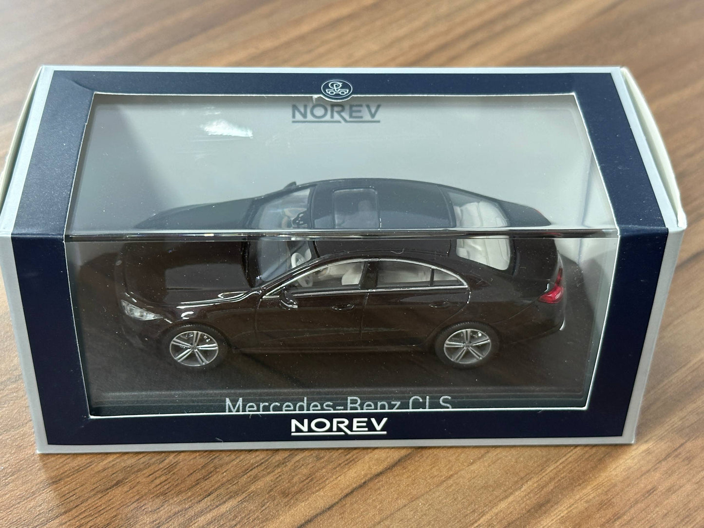 1/43 Diecast Model Norev Mercedes-Benz CLS (2018) – Ruby Red Metallic